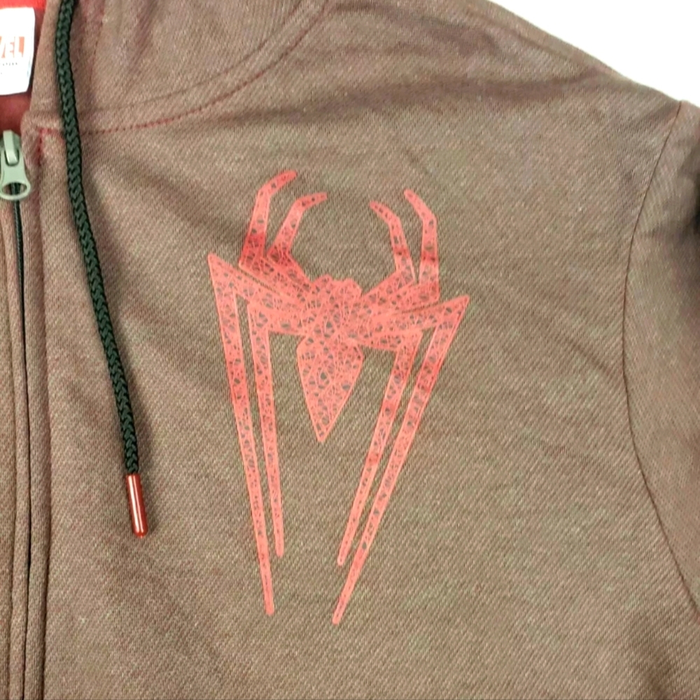 Spider Man Men's Zip Up Hoodie - Picture 3 of 11